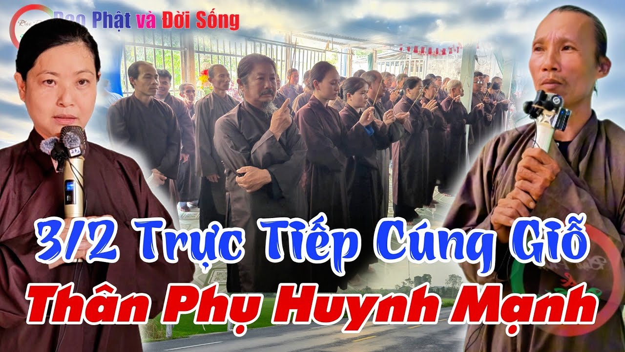 3/3 Trực Tiếp Cúng Giỗ Thân Phụ Huynh Mạnh- Mai Hoa Sen ( Dẫn Chương Trình ), Huynh Mẫm