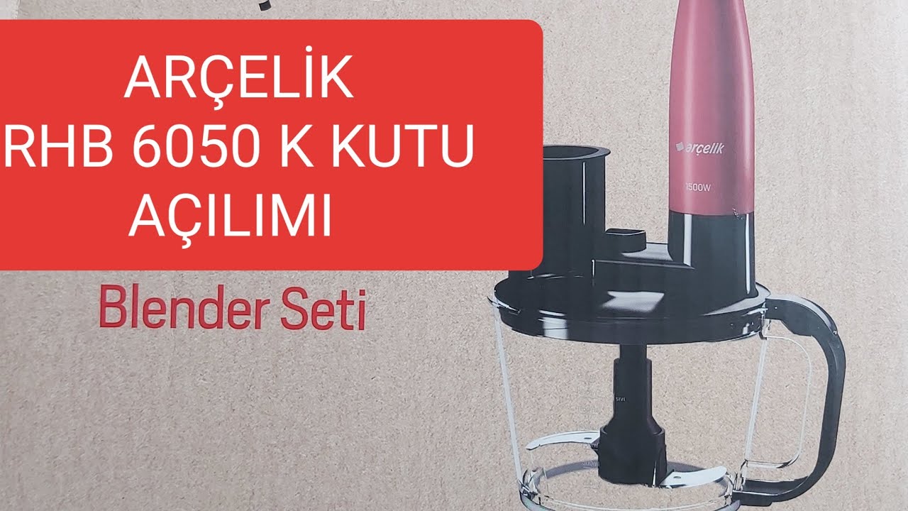 ARÇELİK RHB 6050 K RESİTAL Kutu açılımı-RHB 1261K ürün  karşılaştırması,#elblenderı,#rhn6050kresital