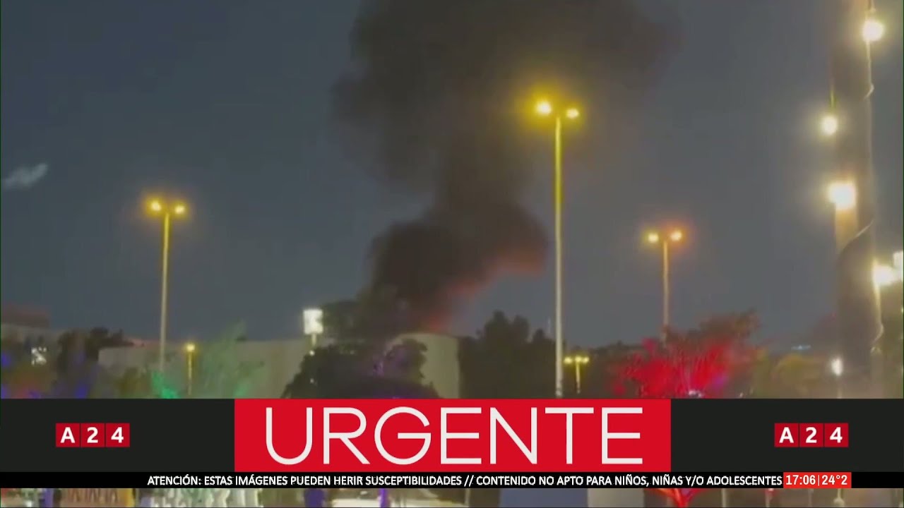 🔴 FUEGO EN LA EMBAJADA ESTADOUNIDENSE EN DUBAI: IMPACTÓ UN DRON IRANÍ