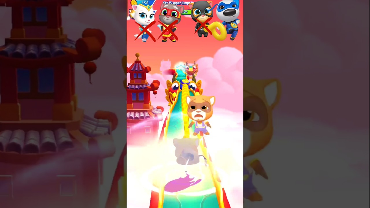 😱🤯😱Talking Tom hero dash superb gameplay video #shorts #trending #youtubeshorts