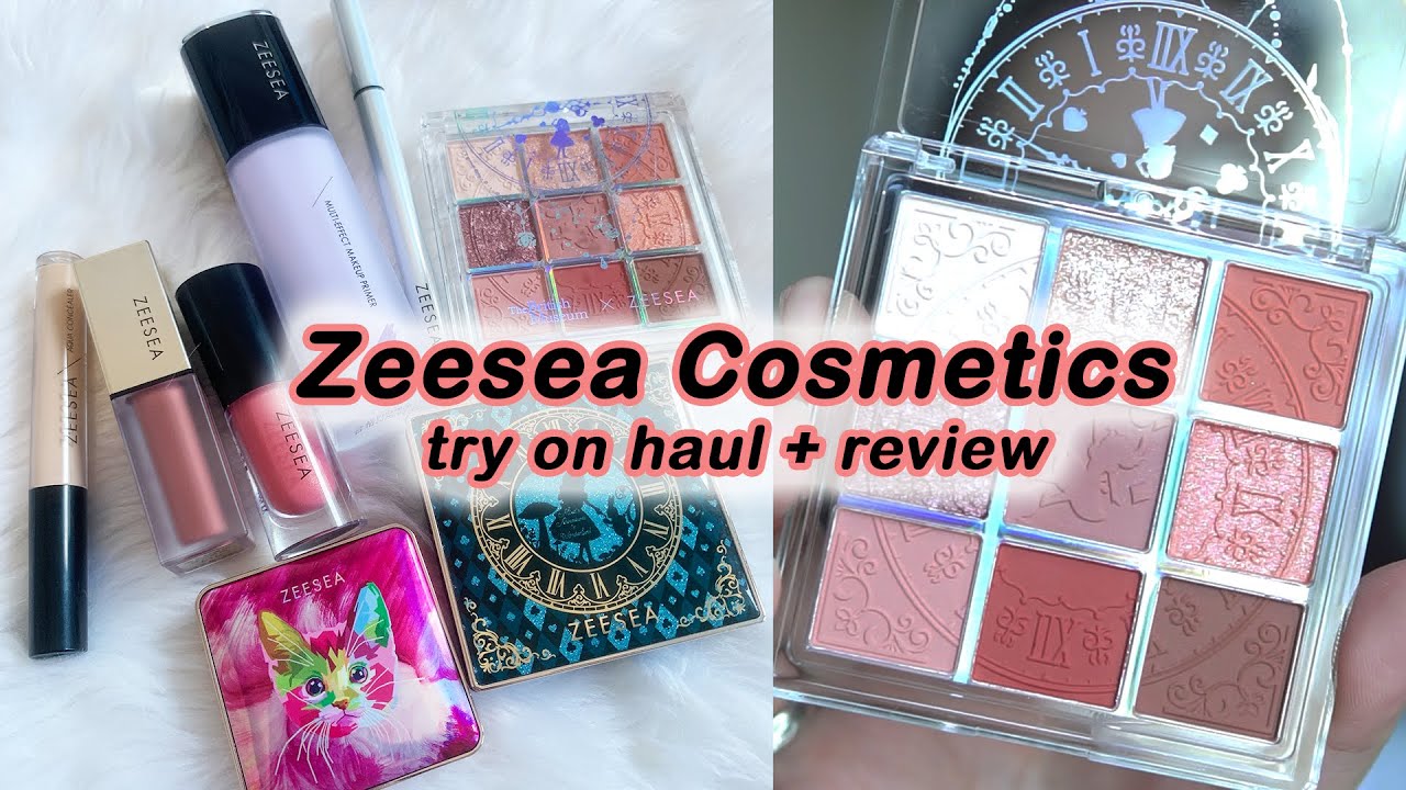 Makeup as low as 99.00?? Zeesea Cosmetics Shopee Makeup Haul/ Review Affordable makeup for beginners