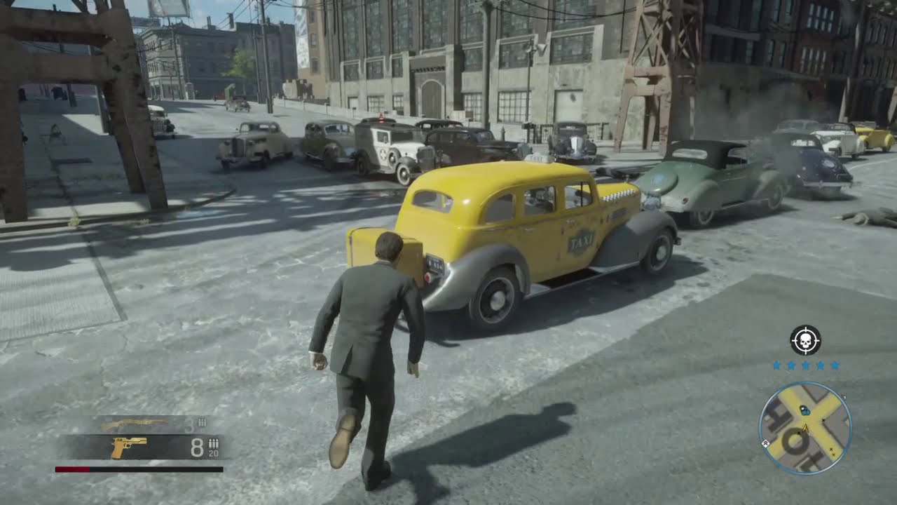 Mafia: Definitive Edition - Mass Police Shoot-out.