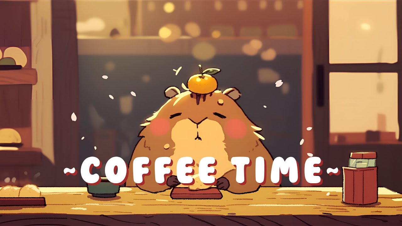 Capybara Study Beats | Calming Beats & Melodies 🦫 ✨ 🌙