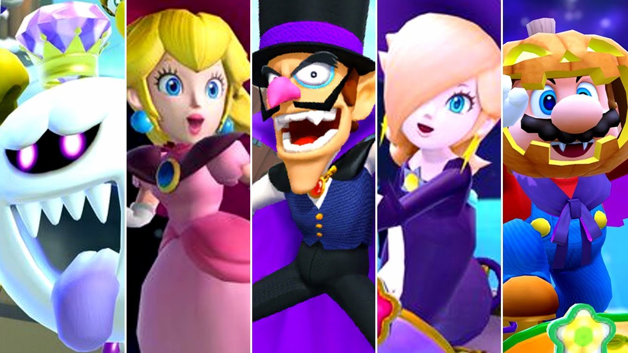 Mario Kart Tour - All Halloween Characters (2021)