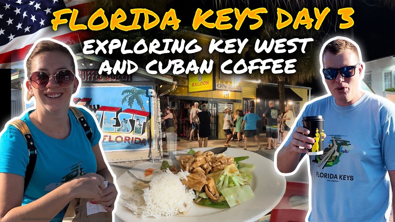 Tasty Key West Cuban Coffee! Thai Lunch & Captain Tony Saloon Bar Duval Street ☀️