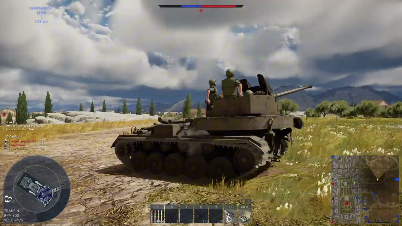derivando aviones con el antiaéreo  WAR THUNDER