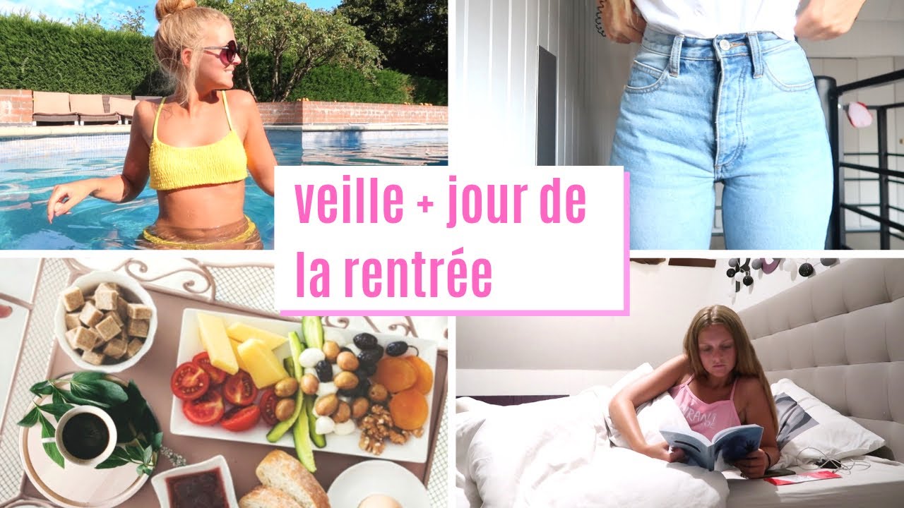 ROUTINE VEILLE + JOUR DE LA RENTRÉE #BackToSchool