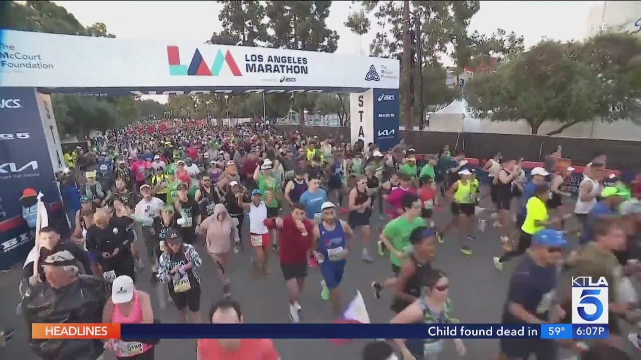 Thousands of runners ready for 2025 Los Angeles Marathon