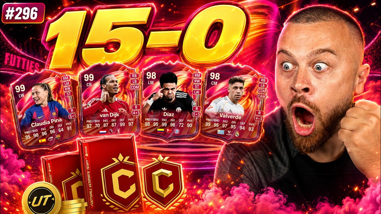 Открываю мои НОВЫЕ награды Чемпионов FUTTIES за 1-й ранг (15-0) 🏆🤯