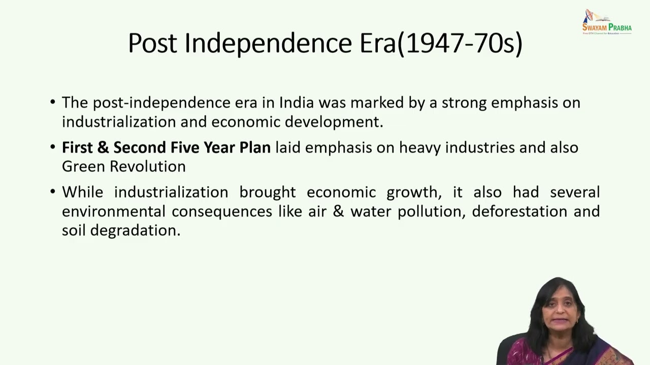 Lec 33 Evolution of Environmental Policy In India