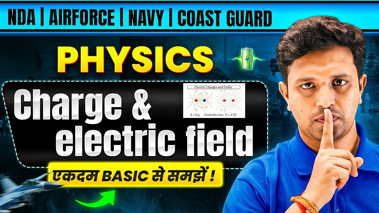 Charge and Electric Field | Physics for NDA 1, 2026 | Most Important Objective Questions