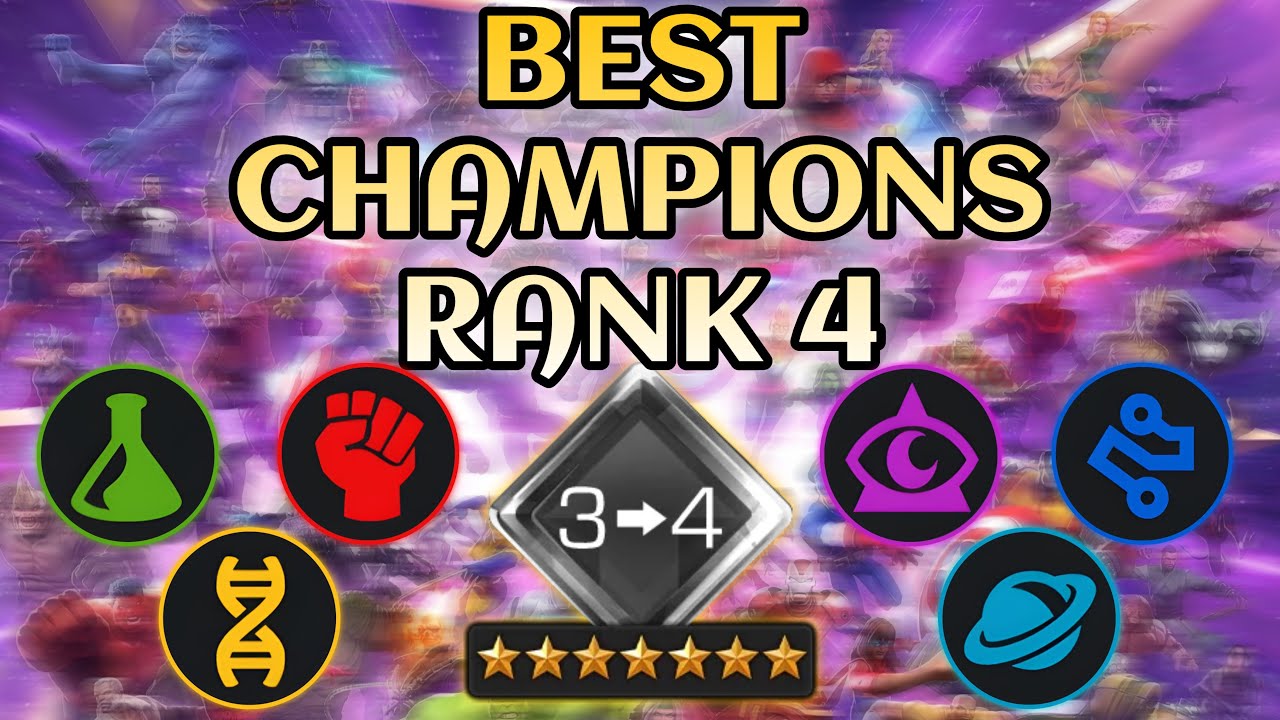 BEST Champions to RANK 4 for Each Class (RANKED!) in Marvel Contest of Champions NOVEMBER 2025 MCOC