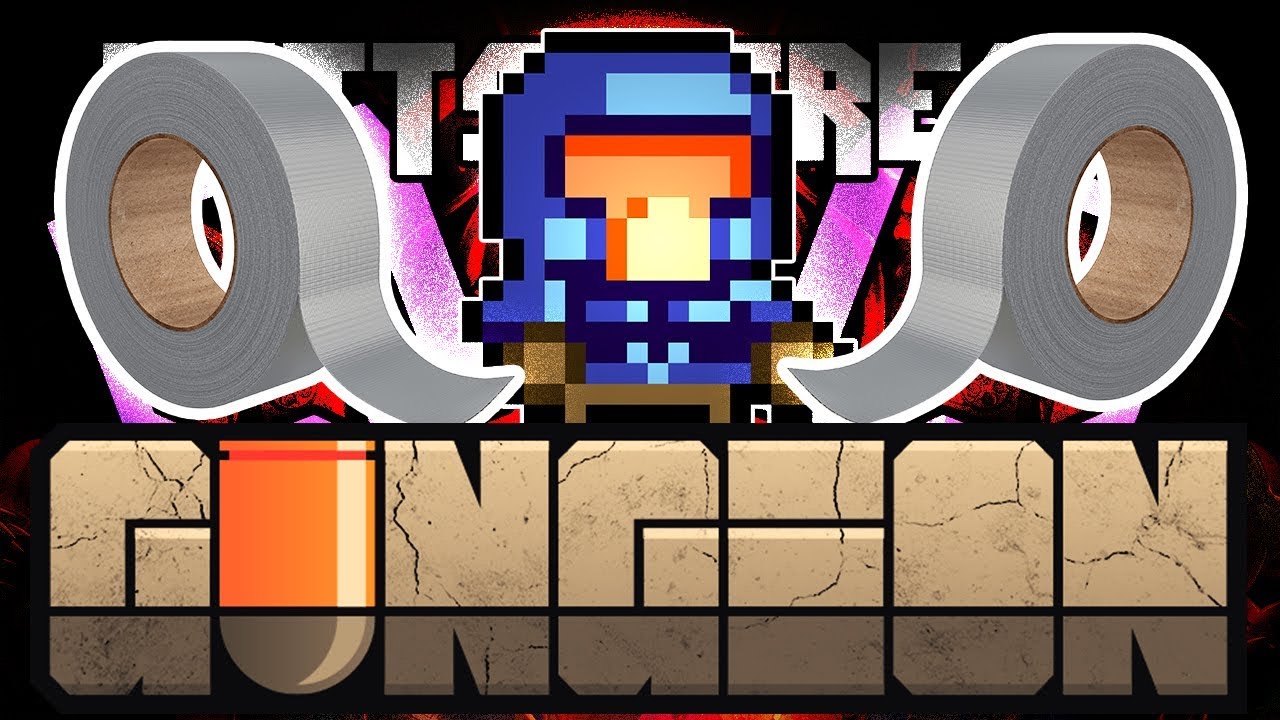 Duct Tape Challenge Run LIVE - Hutts Streams Enter the Gungeon