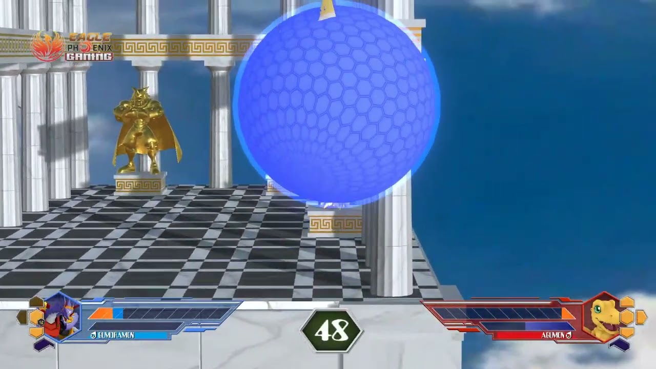 Digimon Rumble Arena Remake 1.3 (New Version) : Gumdramon (Arresterdramon) Gameplay