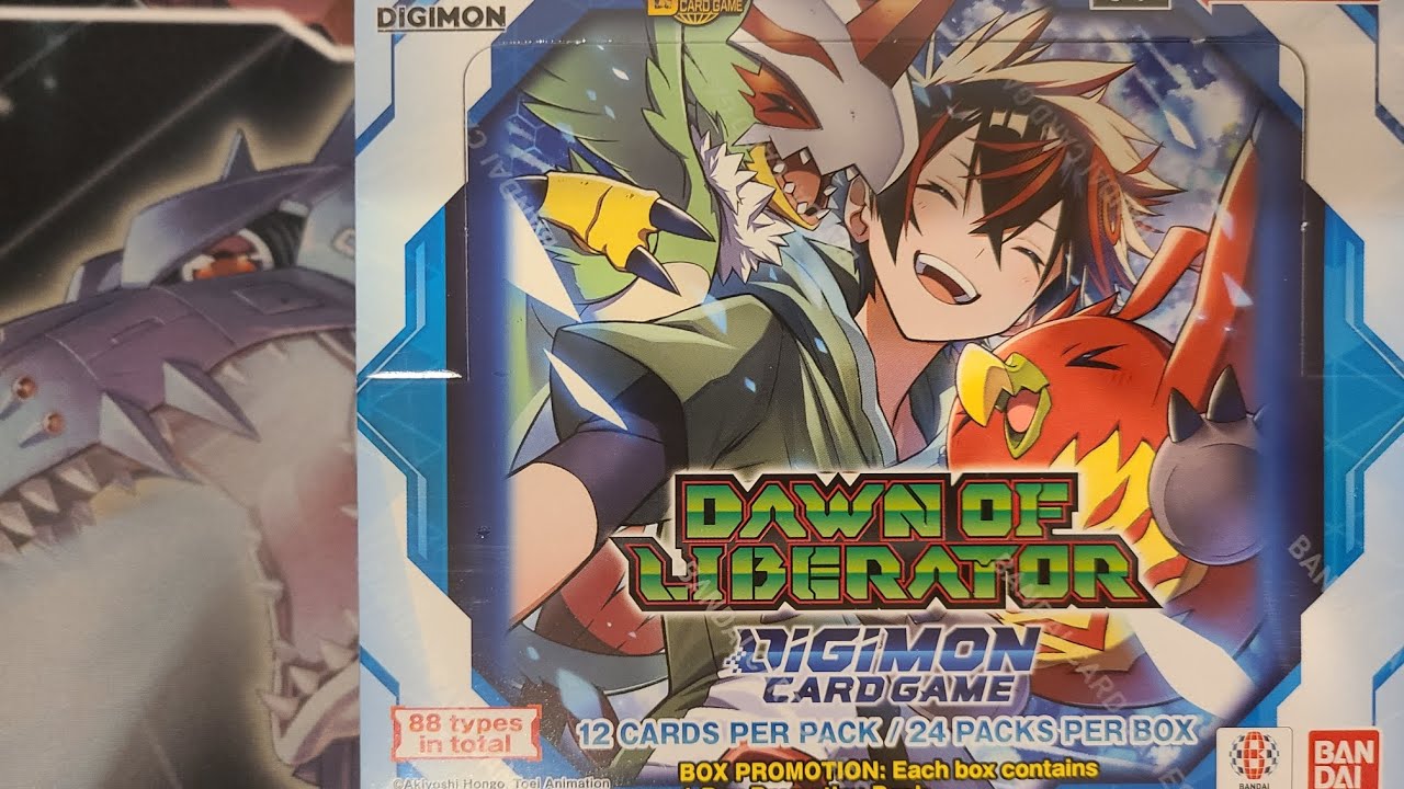 Digimon Card Game 2020 Dawn of Liberator 1st unboxing part 2