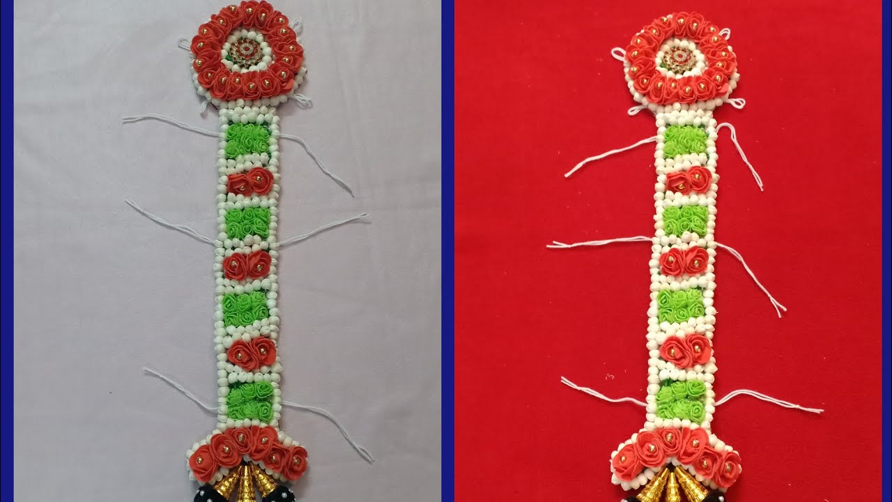 Lightweight Artificial Flower Bridal Jadai Making | Wedding Hairstyle Jadai