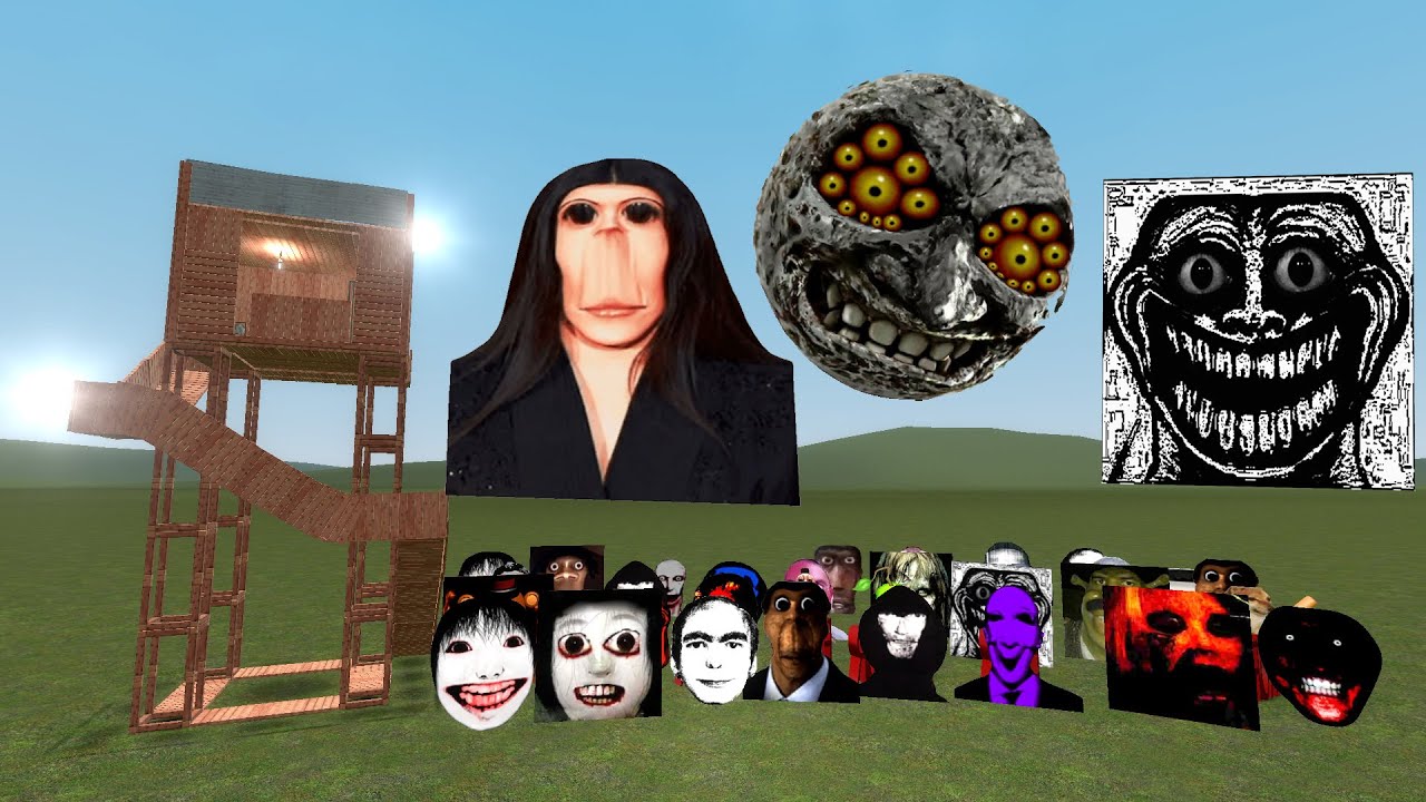 Full Obunga nextbots , Nico Nextbots and Nextbots Vs House | Gmod