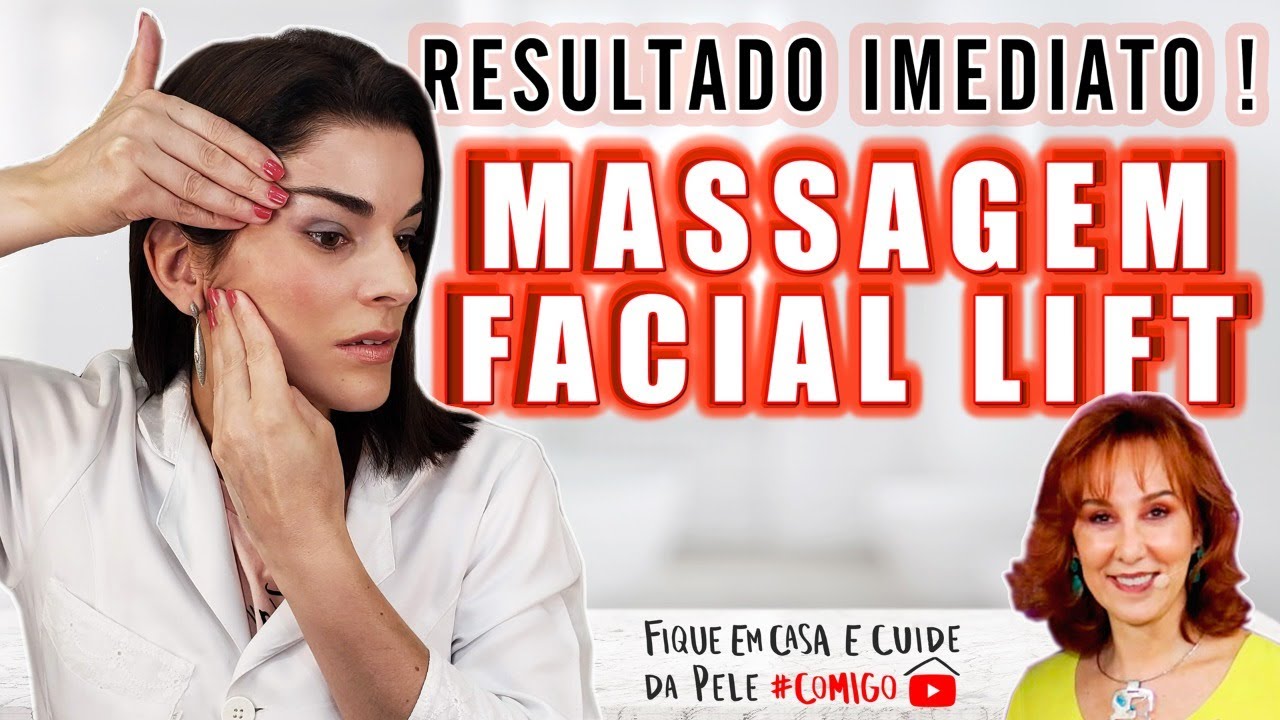 MASSAGEM FACIAL Lift Rejuvenescedora #FiqueEmCasa e Cuide da Pele #Comigo