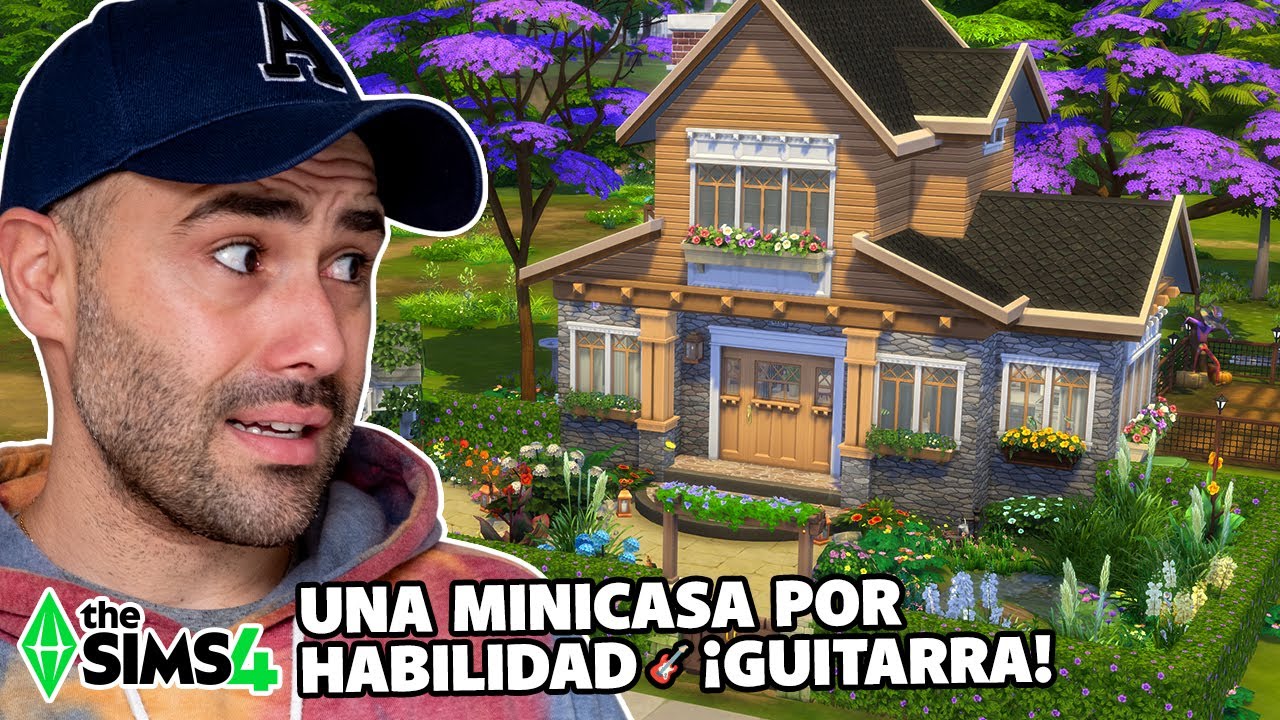 Cada MINICASA es una HABILIDAD | GUITARRA 🎸 Los Sims 4 | Reto de Construcción