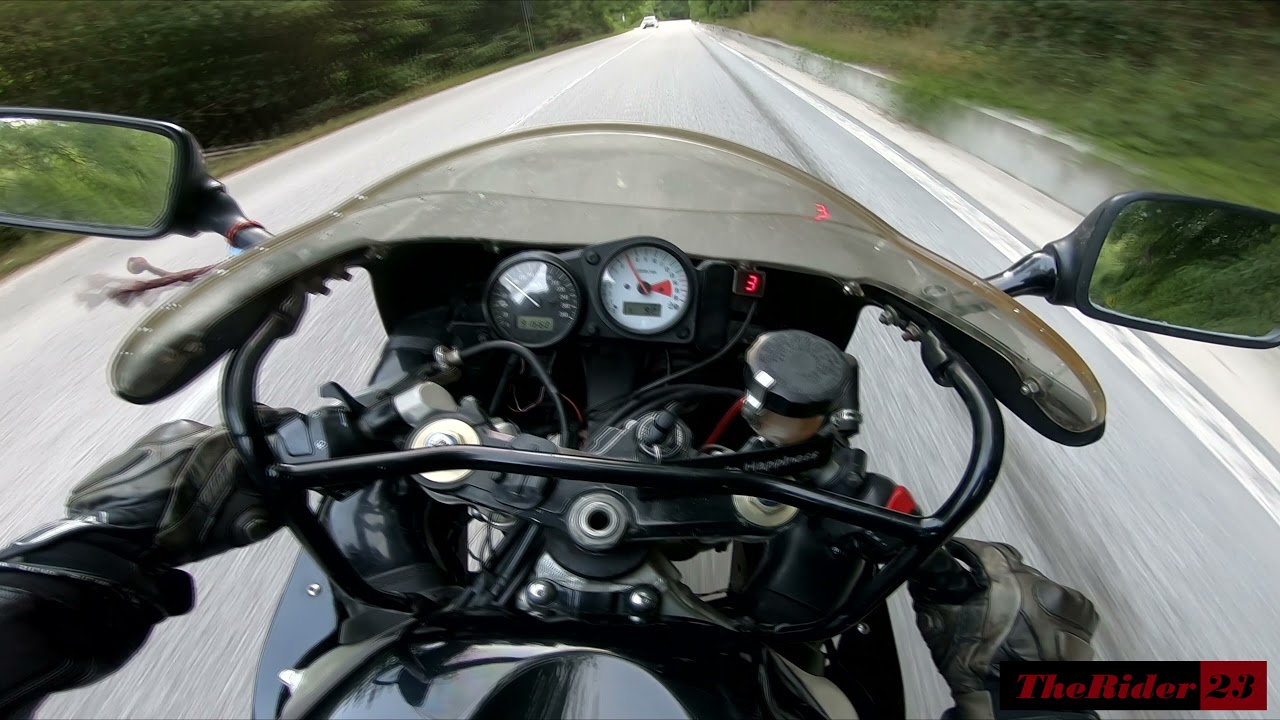 Suzuki GSXR 600 SRAD Mountain Ride Onboard