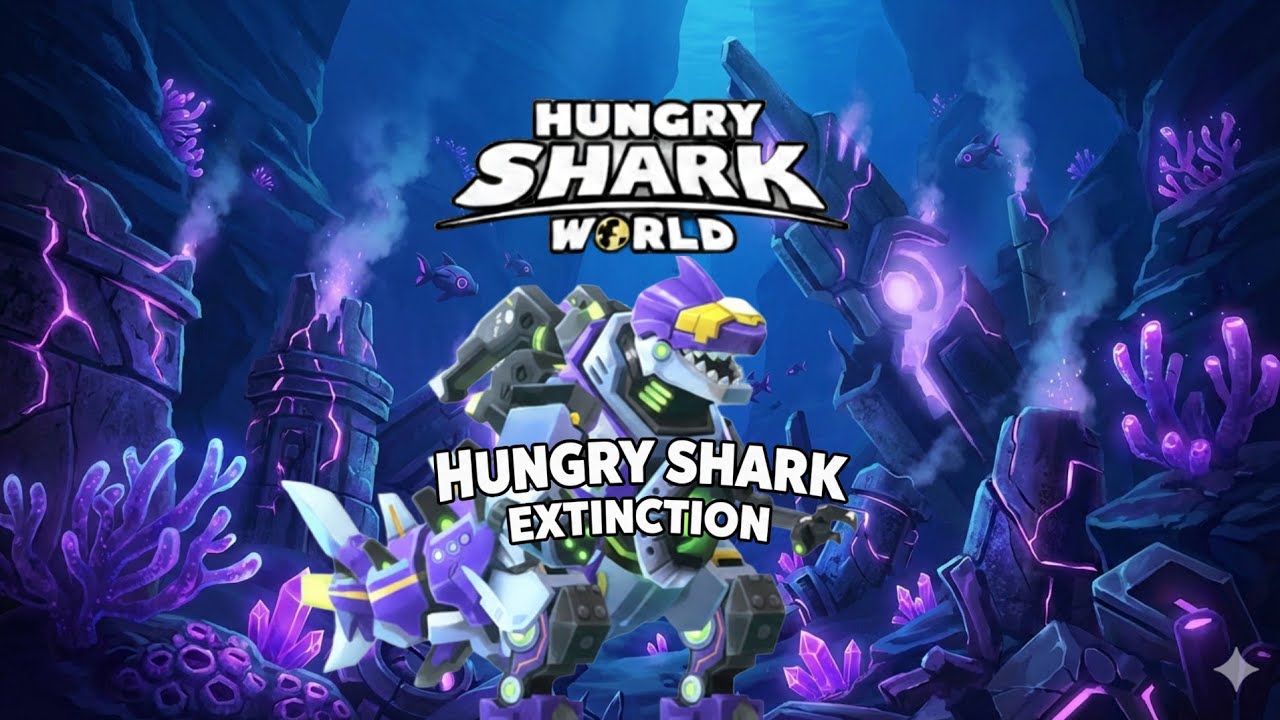 Hungry Shark World Mecha SharkJira Extinction Gameplay 