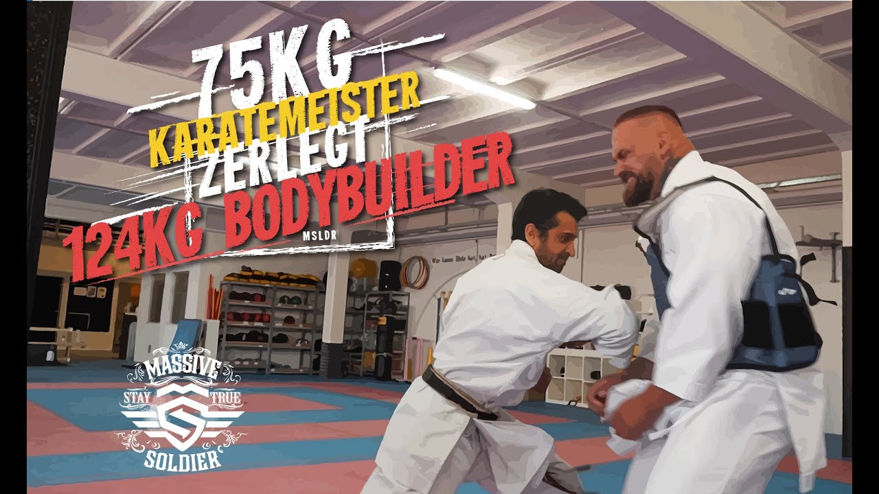 75KG Karatemeister zerlegt 125KG Bodybuilder Markus Hoppe