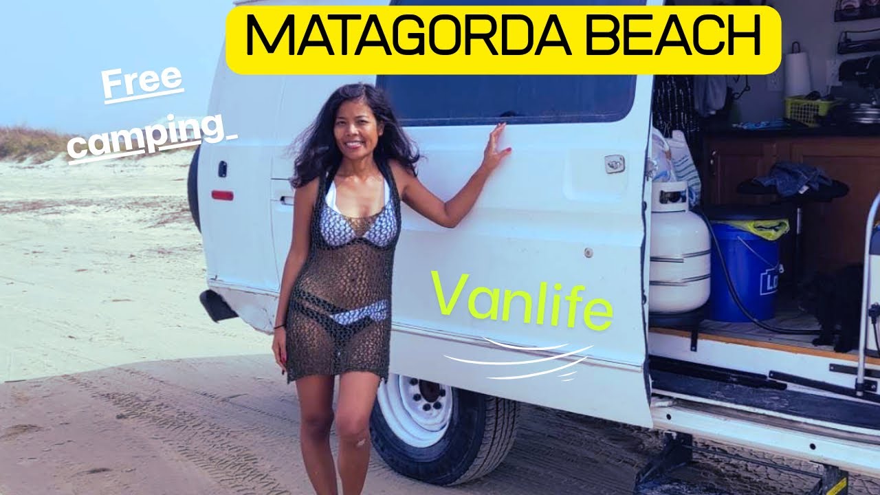 The Ultimate Vanlife Adventure  Beach, Dogs & Local Delicacies in Texas