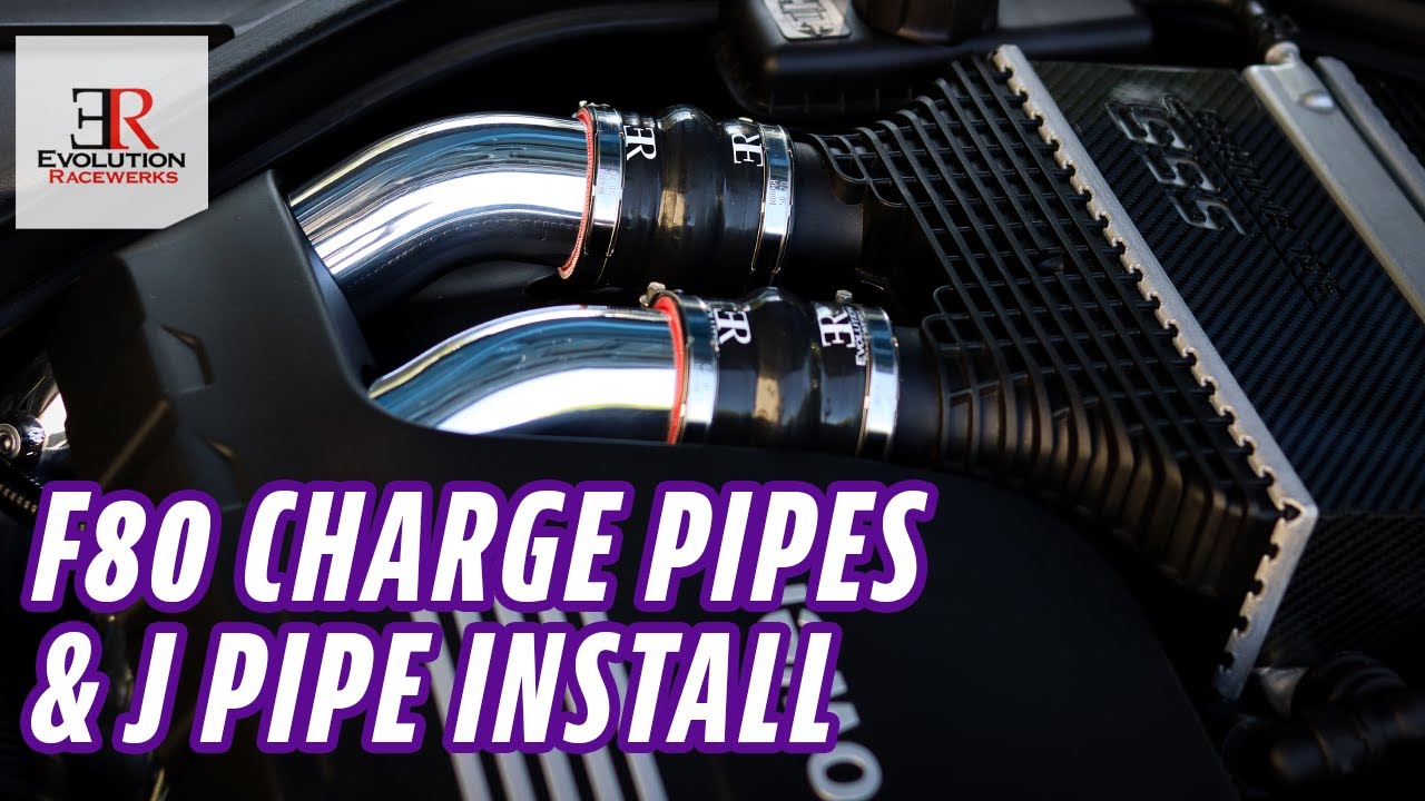 Evolution Racewerks F80 Charge Pipes & J Pipe Install