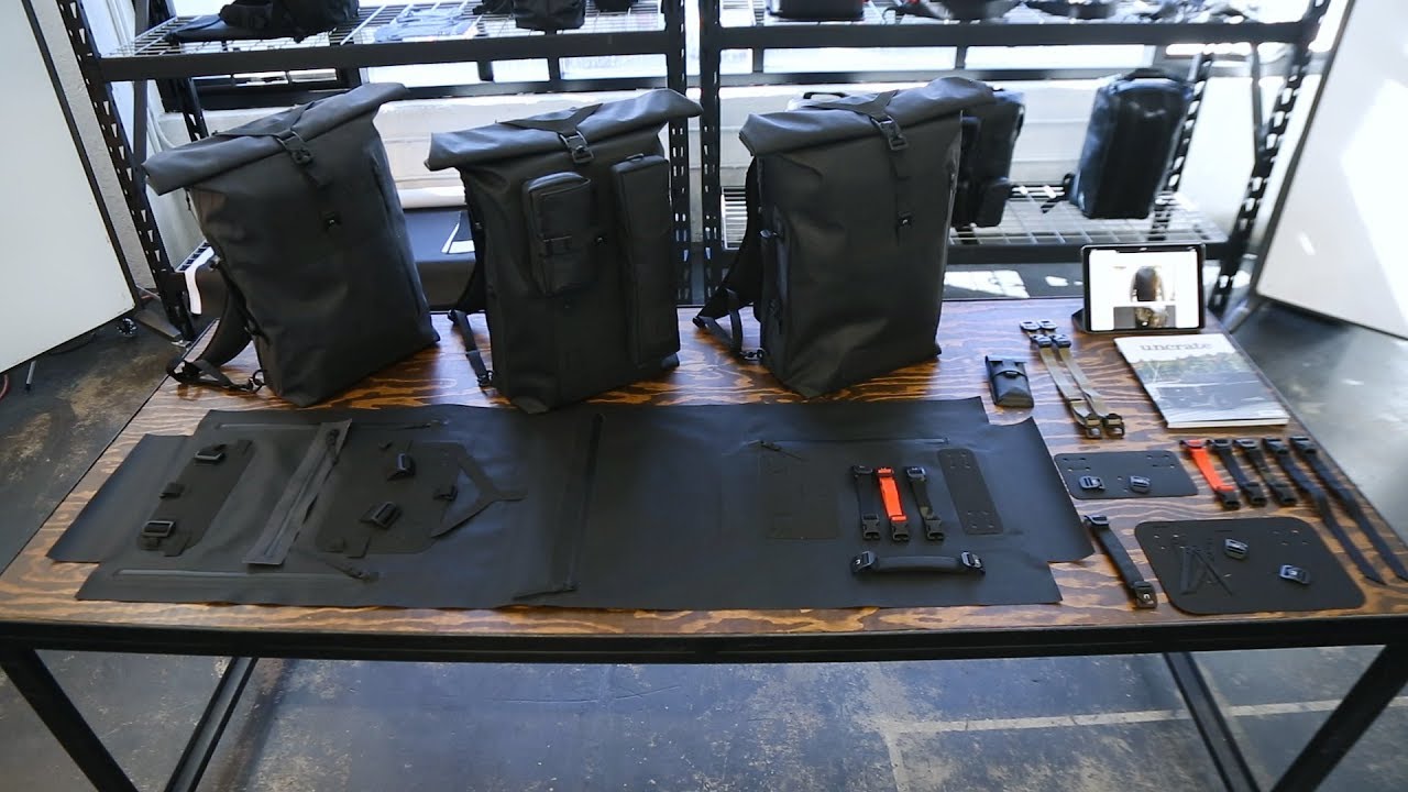 Black Ember's WPRT Rolltop Modular Backpack