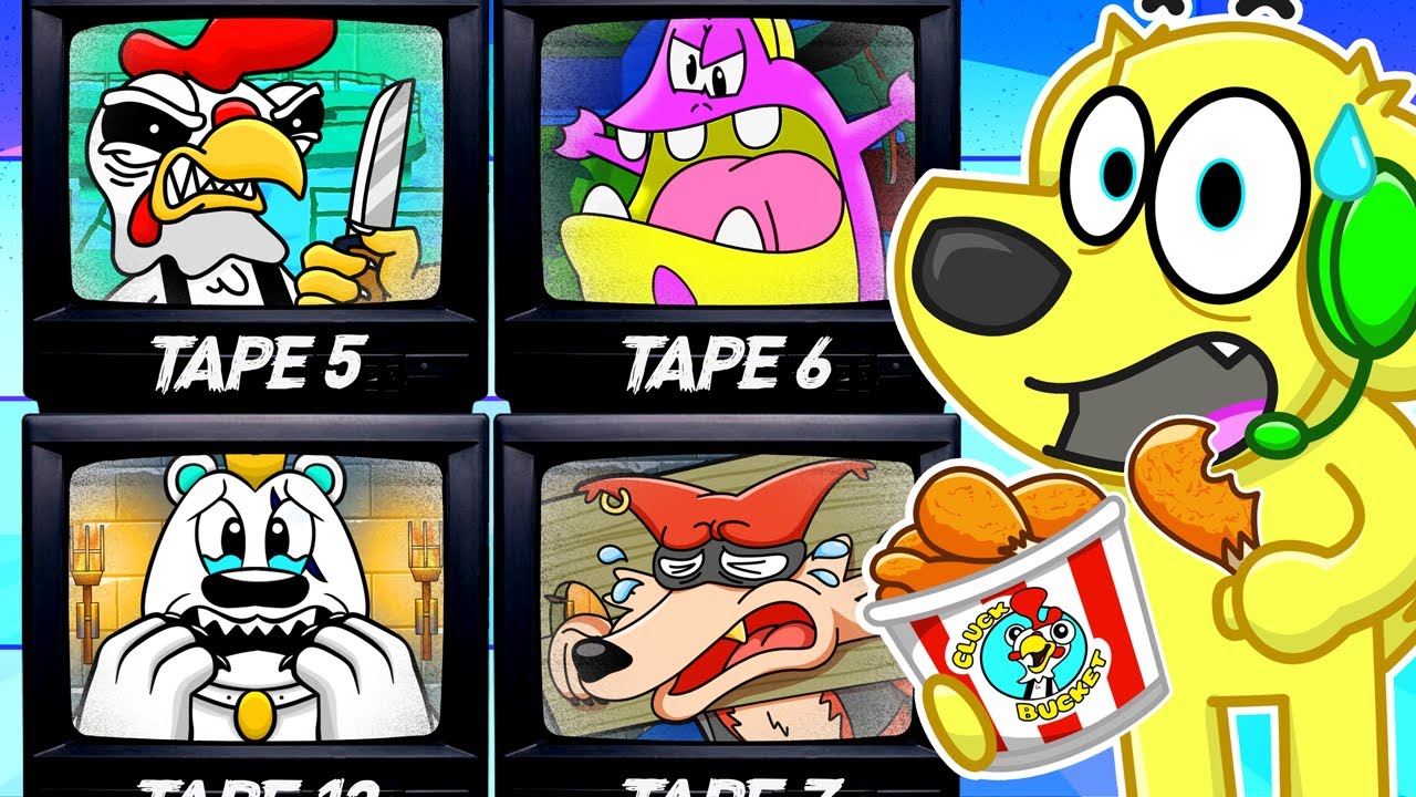 Unlocking ALL SECRET TAPES in Roblox Clucky's! (NEW ANIMATIONS)