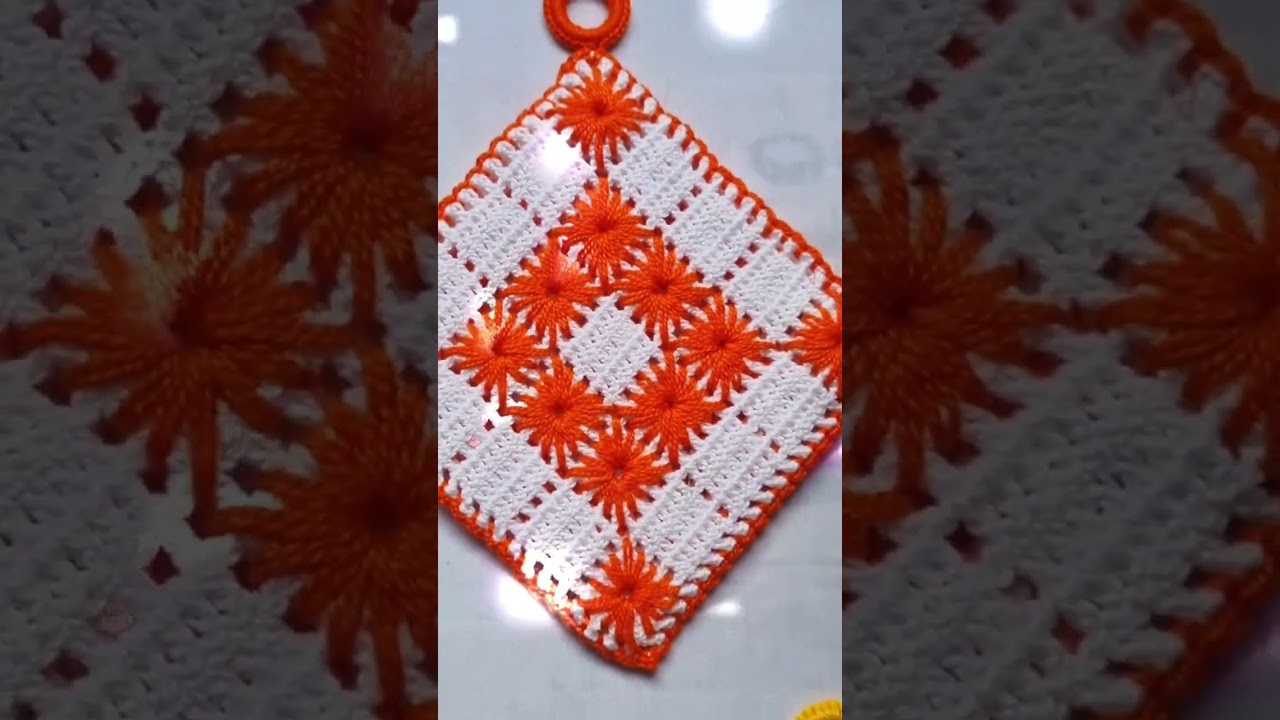 Pegadores de panela em croch&ecirc; #pittysarts #shortsyoutube