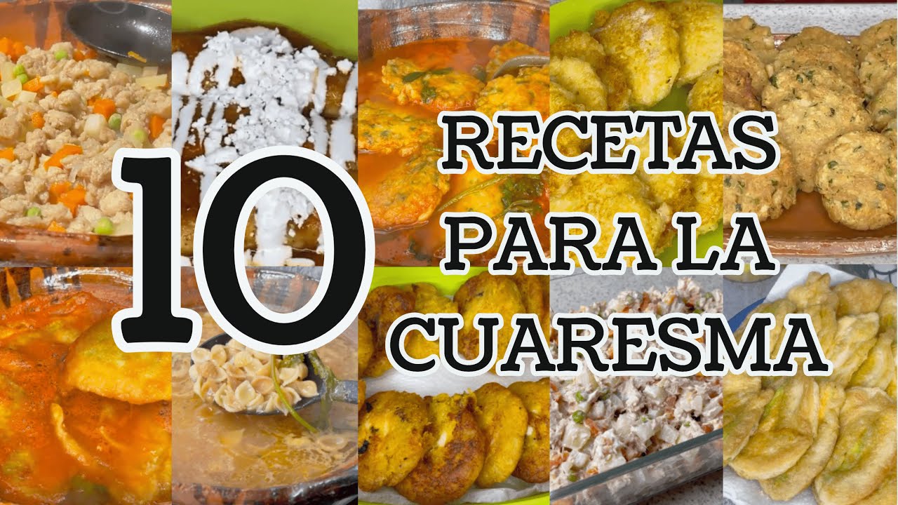 10 MENÚS PARA CUARESMA #parati #fypシ  #recetas  #fyp  #menu #viral