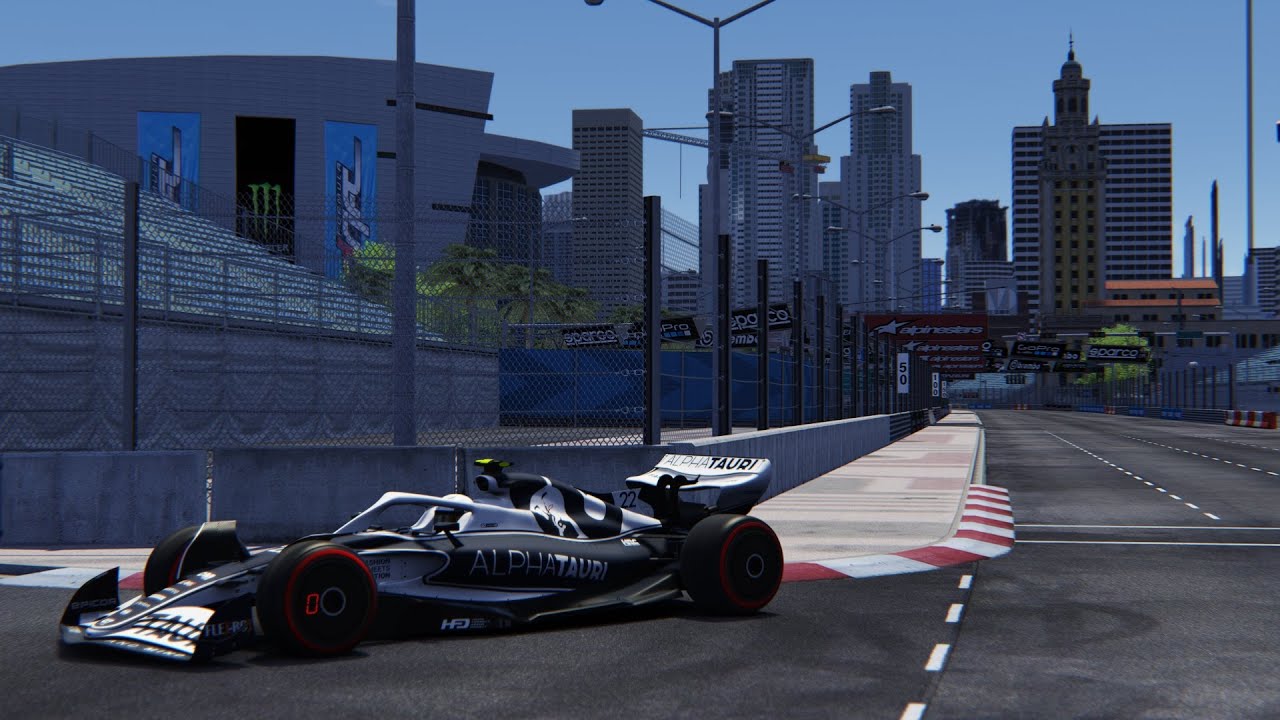 Miami Bayside Circuit Onboard Assetto Corsa (Fictional Circuit)