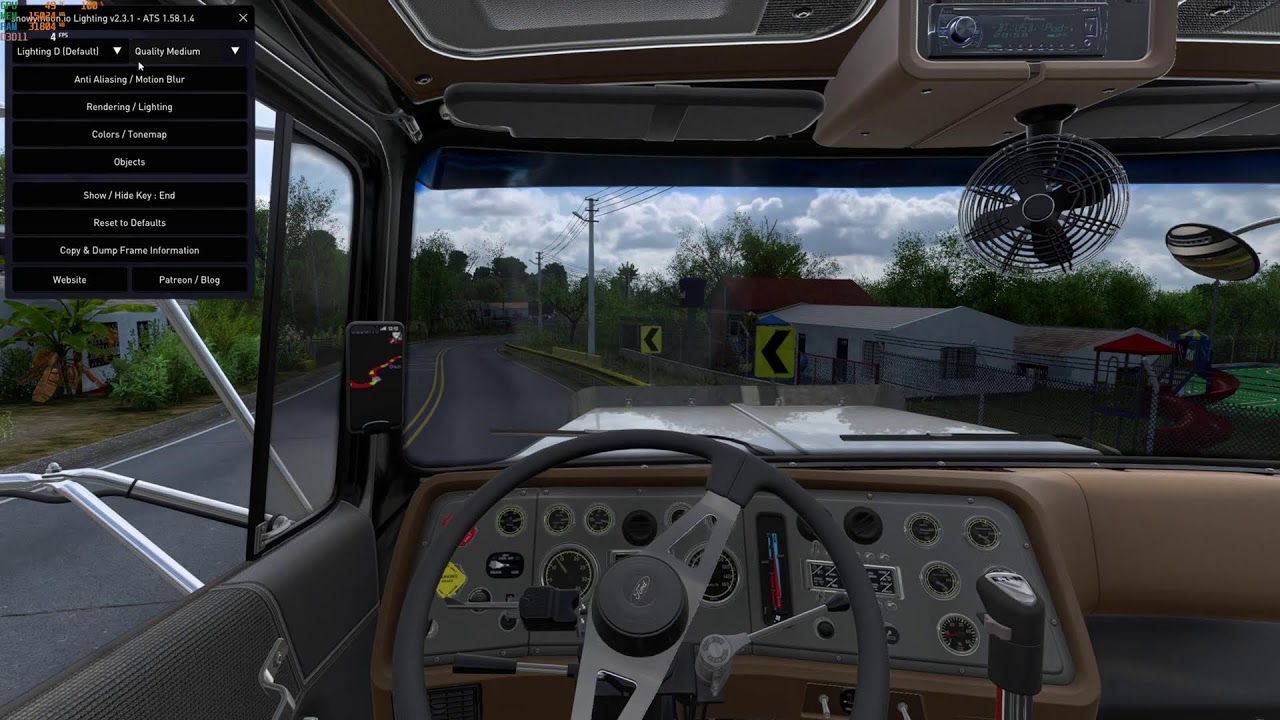 Ford LTL 9000 Convoy- Colombia Real Map - ATS