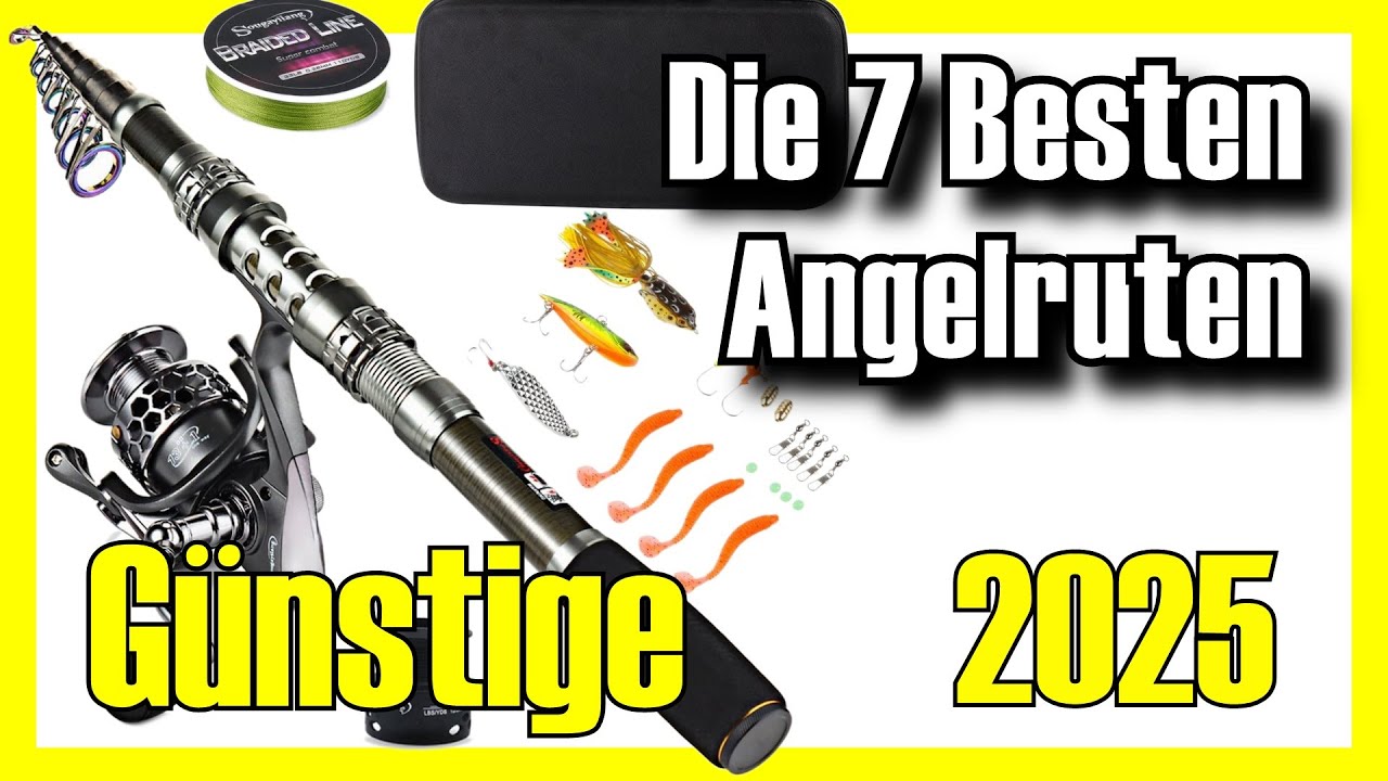 🔥 Die 7 Besten Angelruten von Amazon im Preis-Leistungs-Verh&auml;ltnis [2025]✅[G&uuml;nstige] Angelrollen