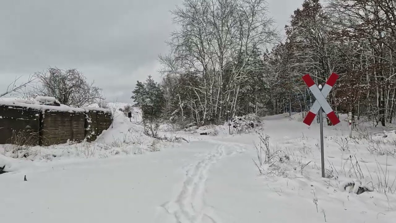 Walk in the Snow: Hohenschöpping to Bernsteinsee (Oranienburg)