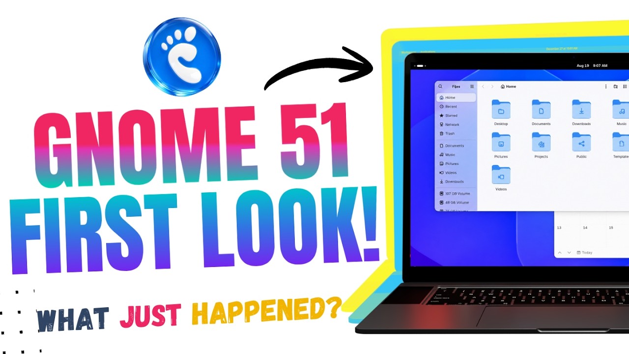 GNOME 51 &mdash; это гораздо больше, чем вы думаете (эффекты размытия и многое другое)