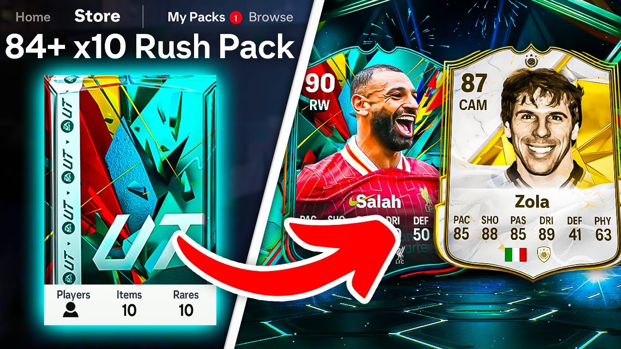84+ x10 RUSH PACKS & ICON PACKS! 😲 FC 25 Ultimate Team
