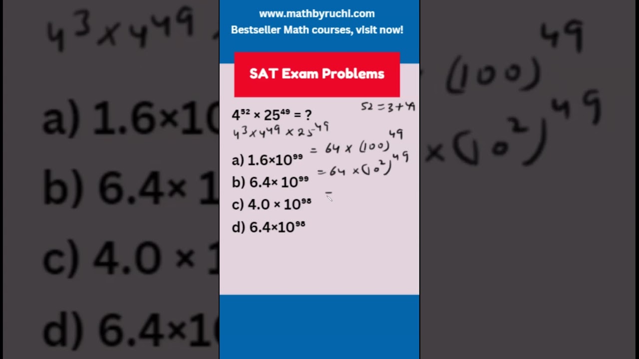 Mastering Exponentiation: Solving the Challenging MCQ Problem! Ruchi Chhabra|17