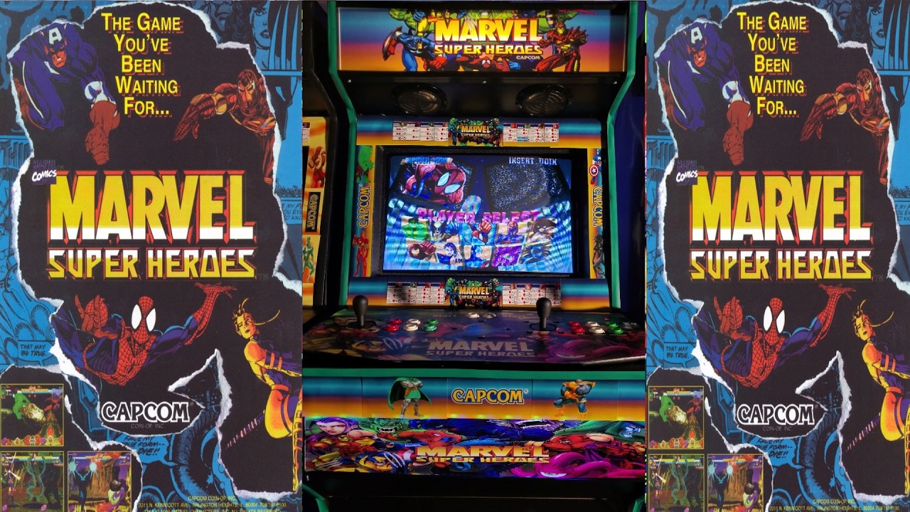 Spiderman Action! Mavel Super Heroes Arcade(1995) Long-Play Playthrough (Infinity War Game Saga)