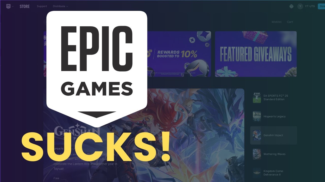 Epic Games SUCKS!