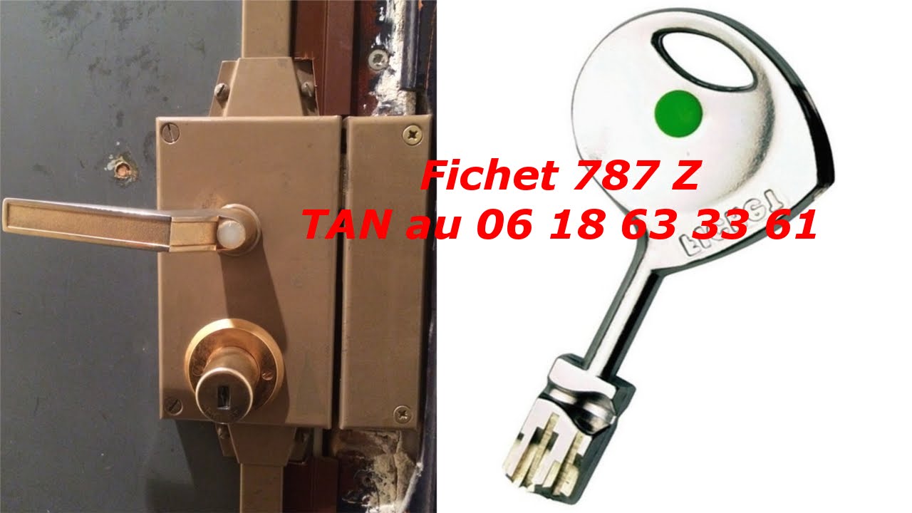 Comment changer une serrure fichet 787 z et son cylindre ?