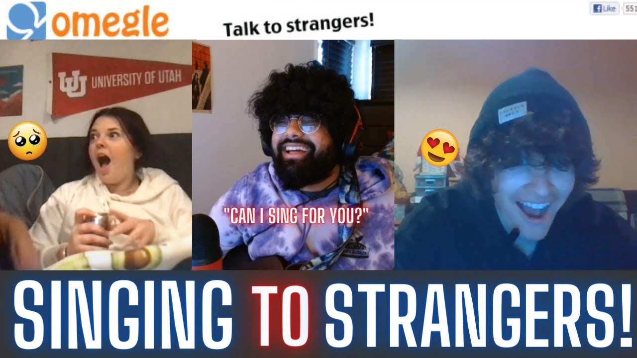 SINGING TO STRANGERS ON OMEGLE! (JUSTIN BIEBER, COLDPLAY, POSTMALONE) 😍