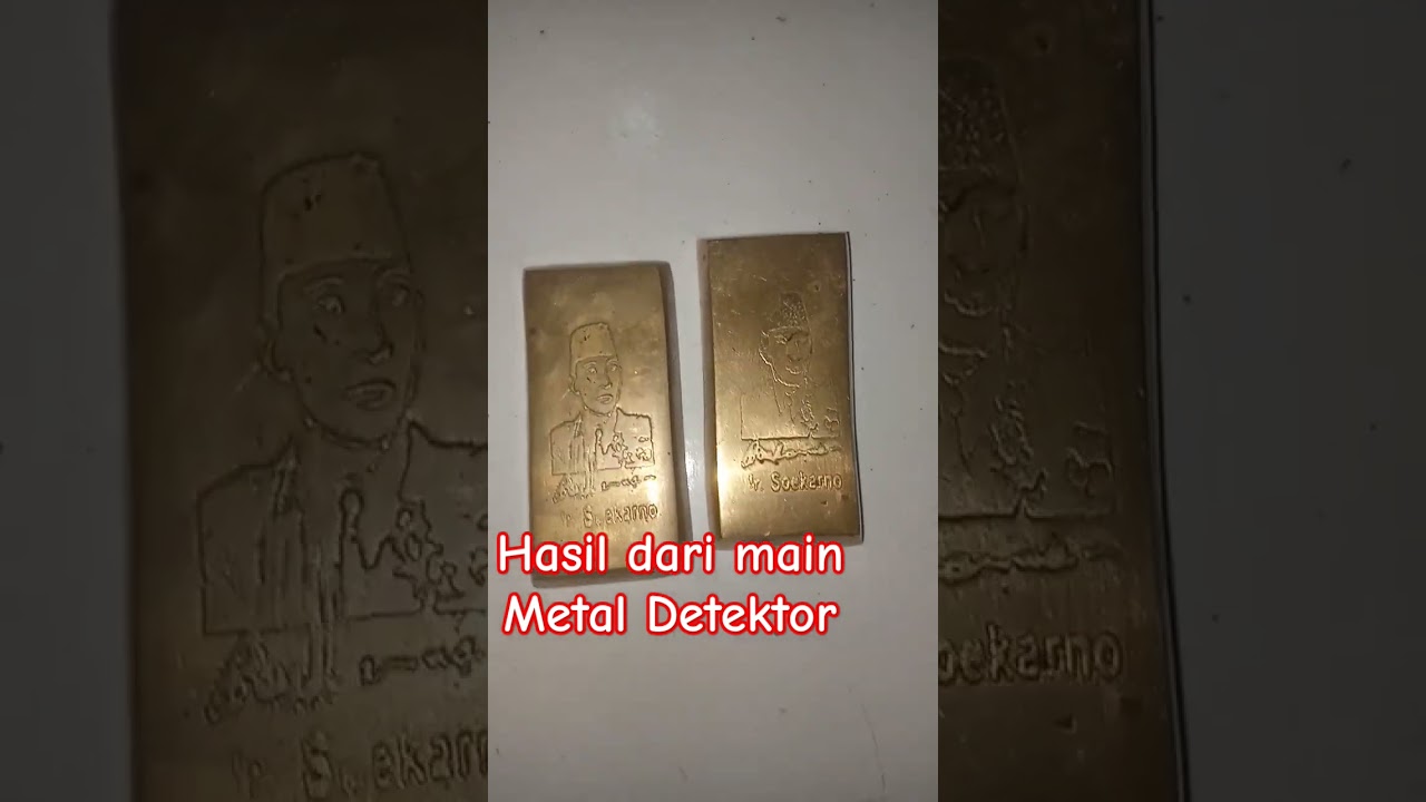 Emas Batangan Soekarno yang kita dapat dari main Metal Detektor #emasbatangan #hartakarun