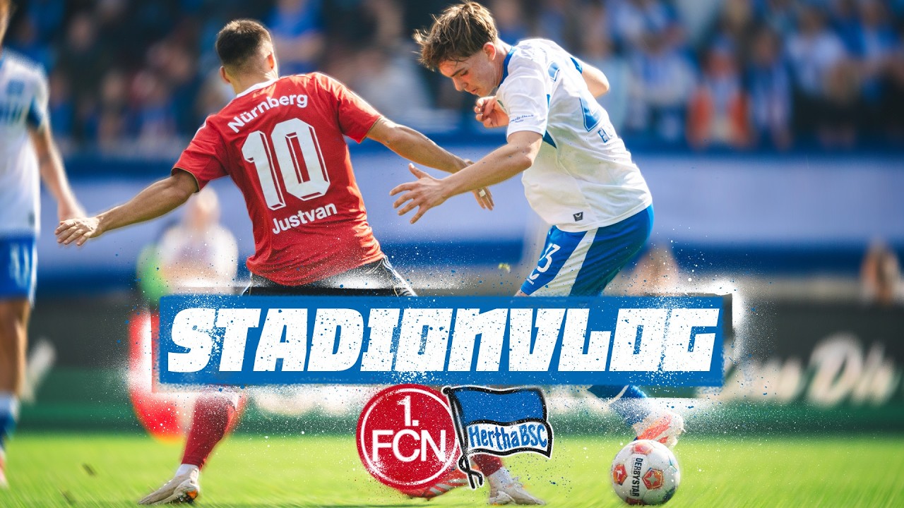 1. FC NÜRNBERG vs. HERTHA BSC | 3 im WECKLA 🤤 | STADIONVLOG