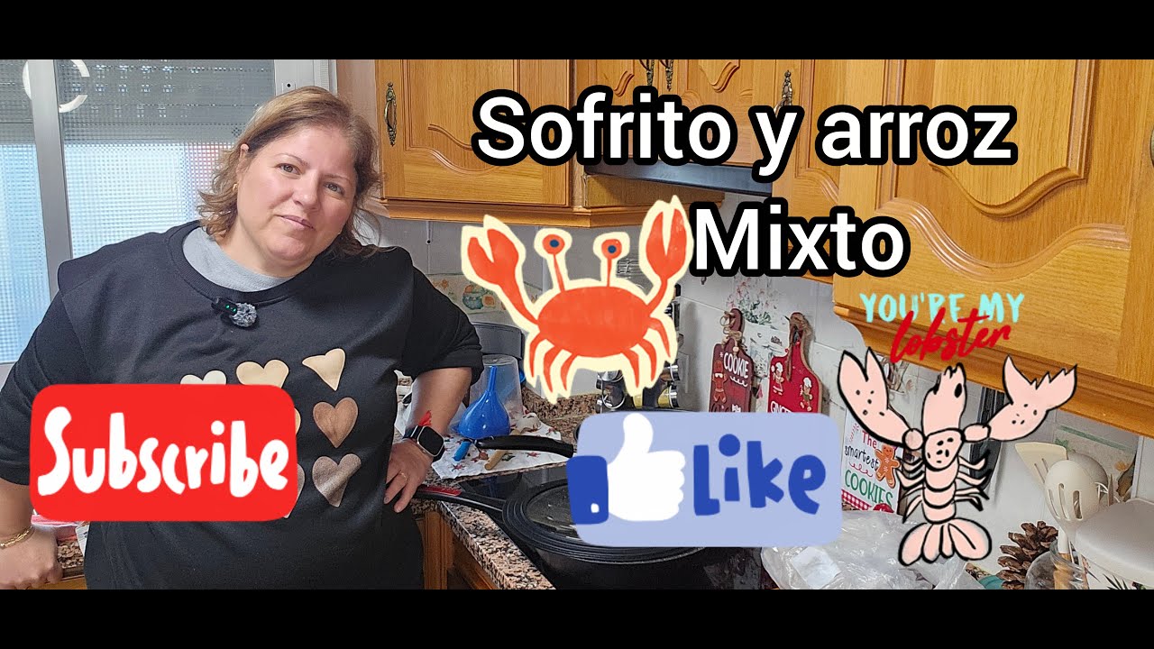 🦐🦐 SOFRITO Y ARROZ MIXTO🦐🦐😘❄️