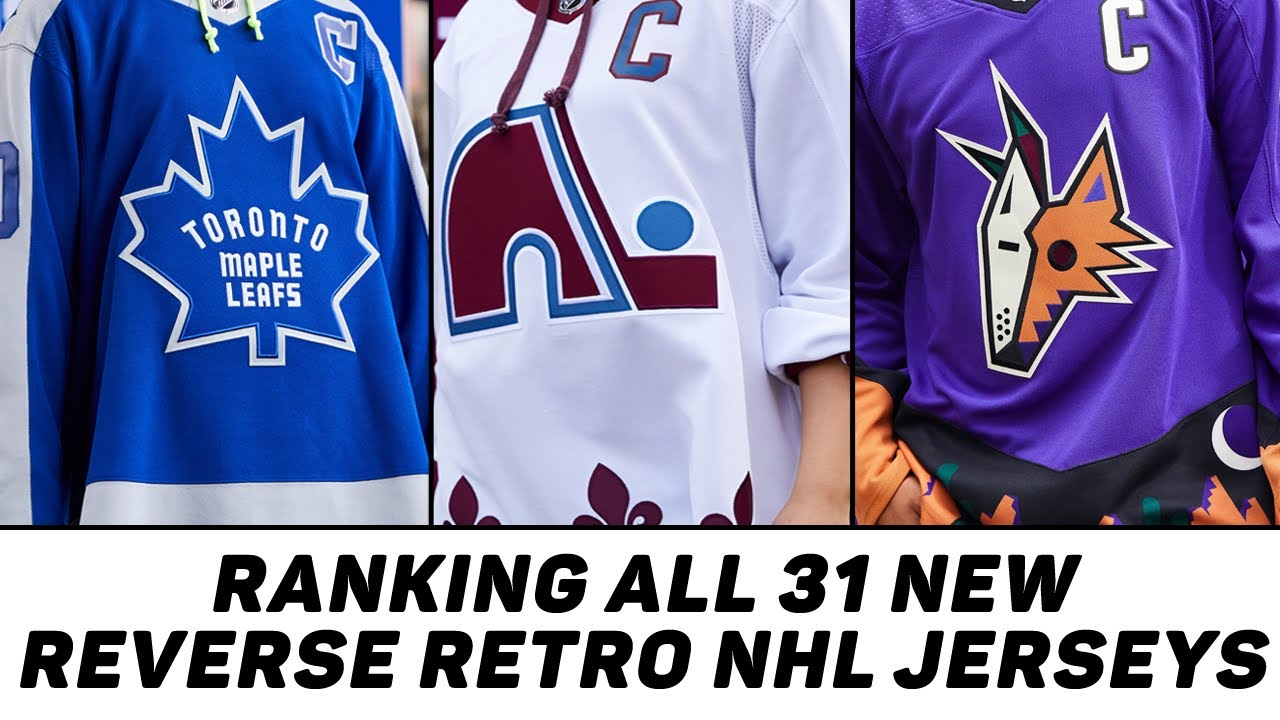 RANKING ALL 31 REVERSE RETRO NHL JERSEYS!