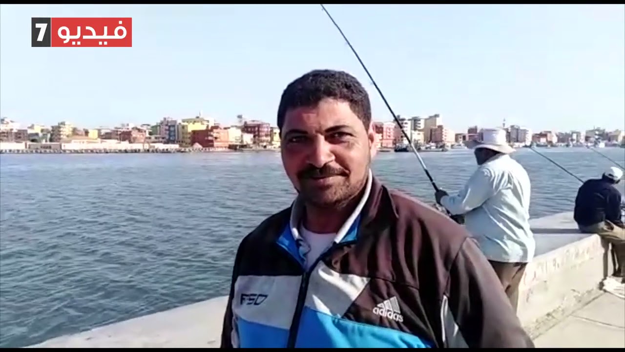 صيد السمك القروص في راس البر مع القبطان أشرف عطا   والقبطان محمد هلالي رجاله دمياط🐟🐟😊