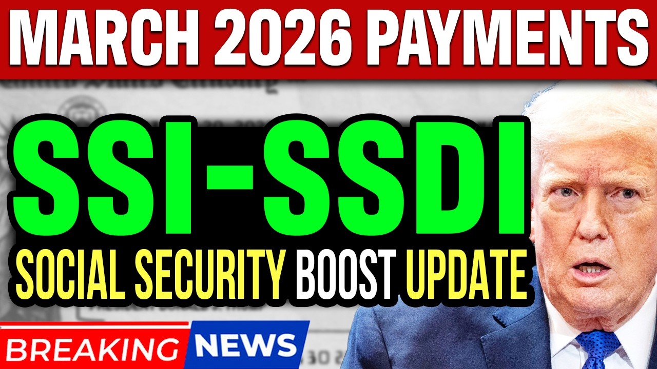 НОВЫЕ ВЫПЛАТЫ! График выплат пособий SSI и SSDI в марте 2026 года | Обновление информации о повыш...