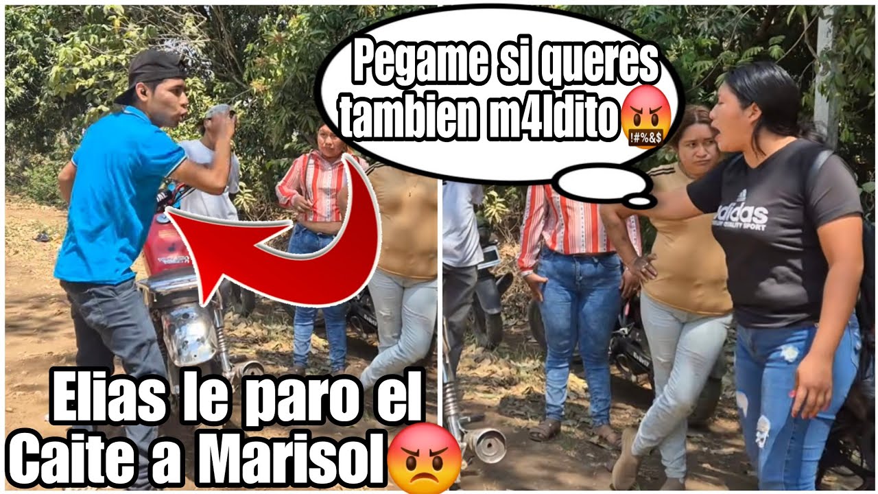 Gran esc4ndal0 en plena calle|Voz ni en los videos salis le Grit0 Elias a Marisol😡